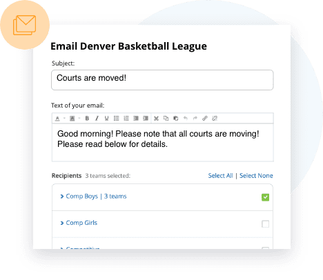 TeamSnap Club & League basketball communication tools are next level